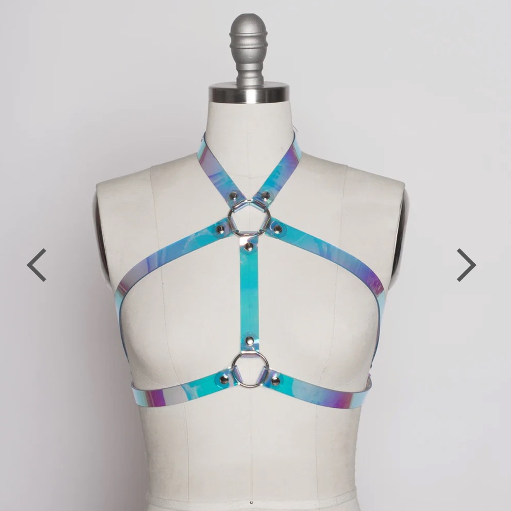 NIB- ROMWE Anime Holographic Harness Belt One Size